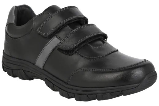 Benelaccio Boys Casual Moc Toe Velcro Sneaker (363)